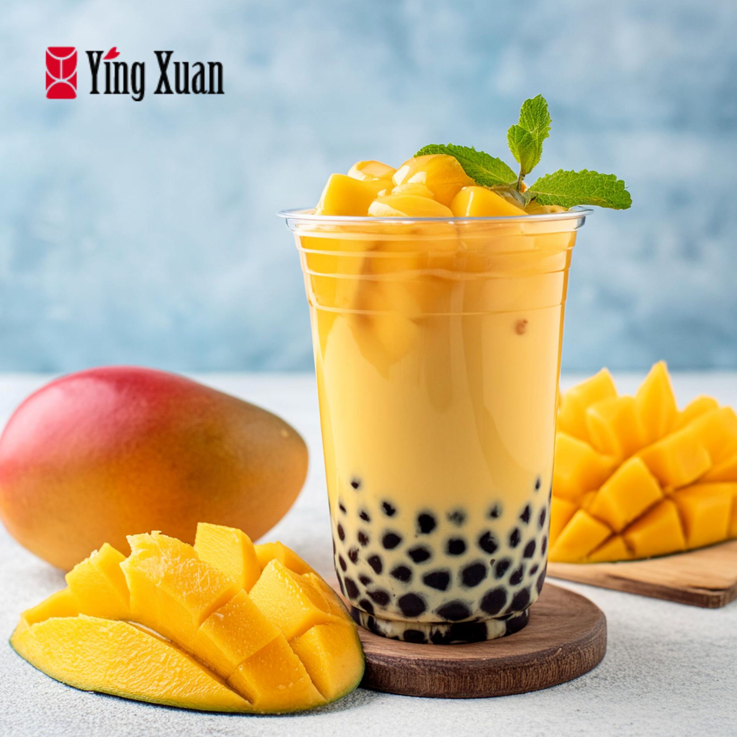 Mango Boba Tea